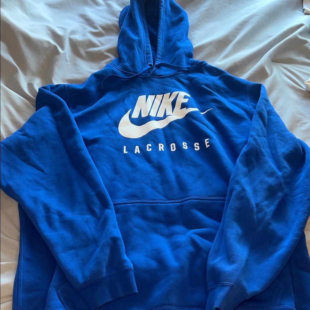 Nike Royal Blue Lacrosse Hoodie